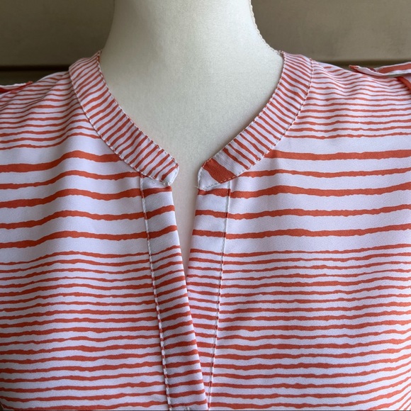 •Antilia Femme• Sleeveless Striped Popover Blouse - Size Medium - Picture 3 of 7